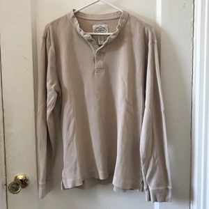 Vintage thermal Henley